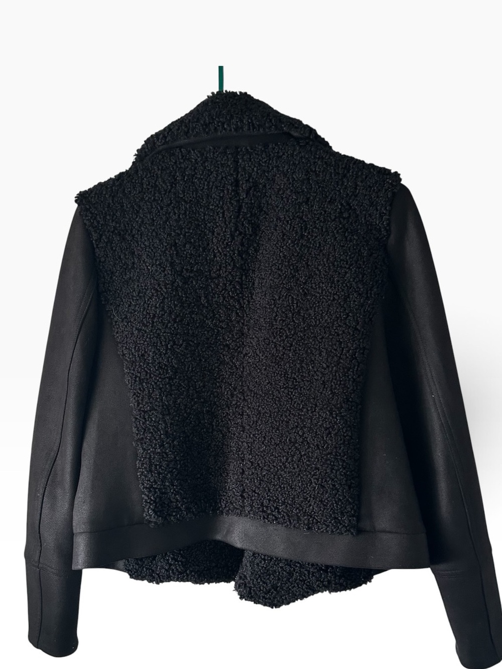 GREYLIN Black Faux Leather Biker Jacket Full Zip Pockets Long Sleeve
Women S - Picture 5 of 6
